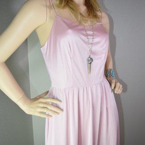 1970s Blush Pink Dress